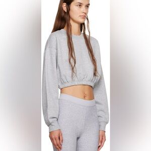 ALO Yoga - Devotion Light Grey Sweatshirt